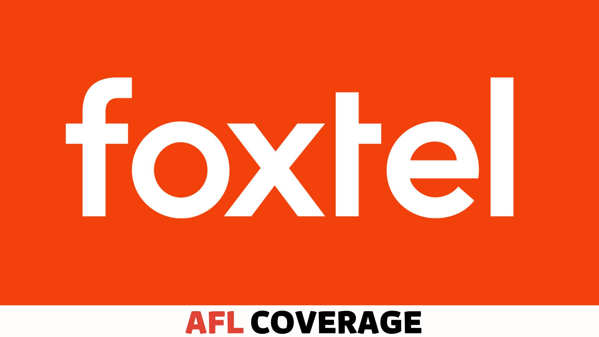 Watch AFL on Foxtel
